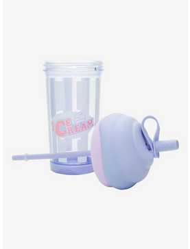 Lavender Ice Cream Figural Acrylic Travel Cup, , hi-res