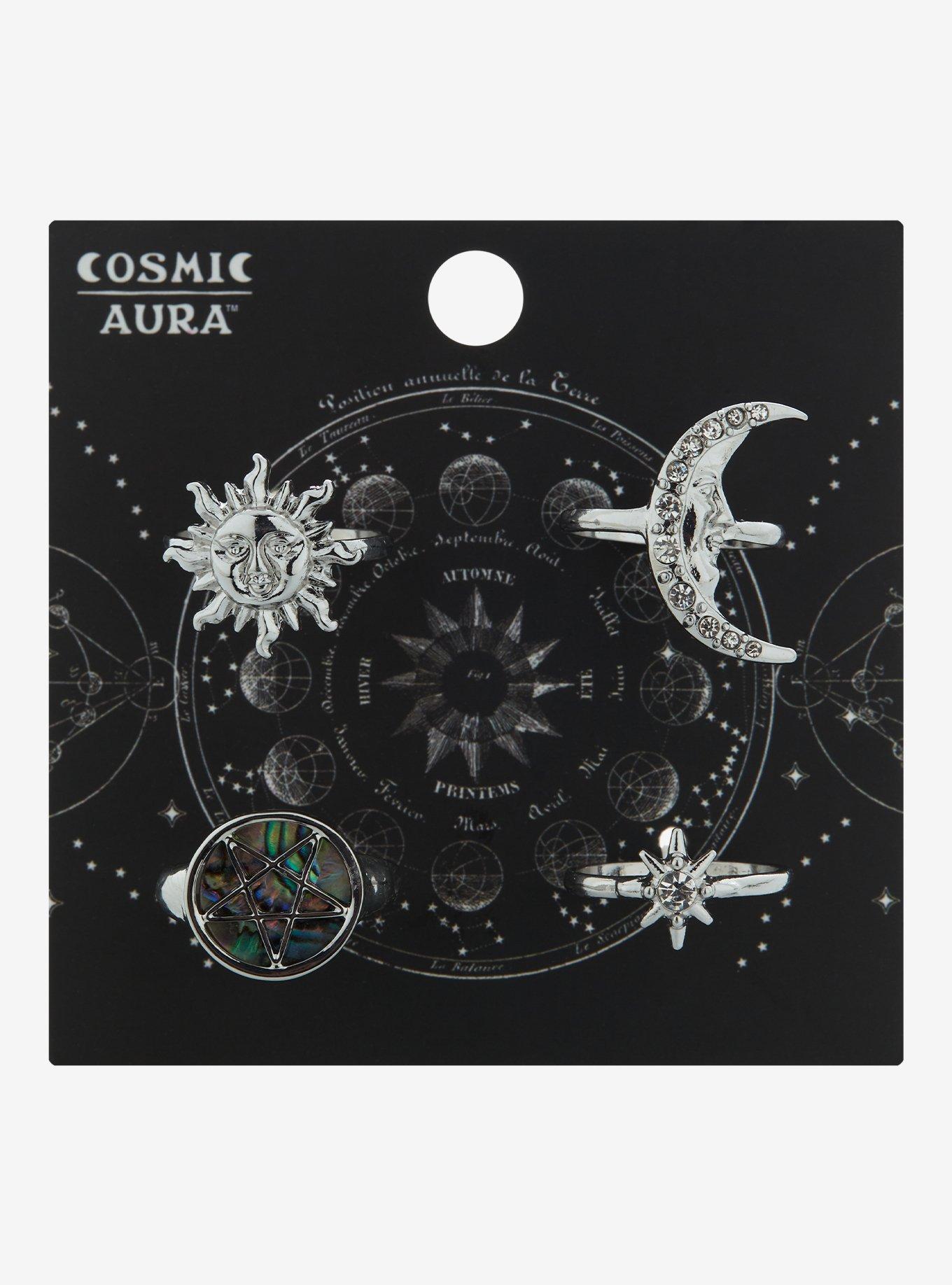 Star Sun & Moon Ring Set, , alternate