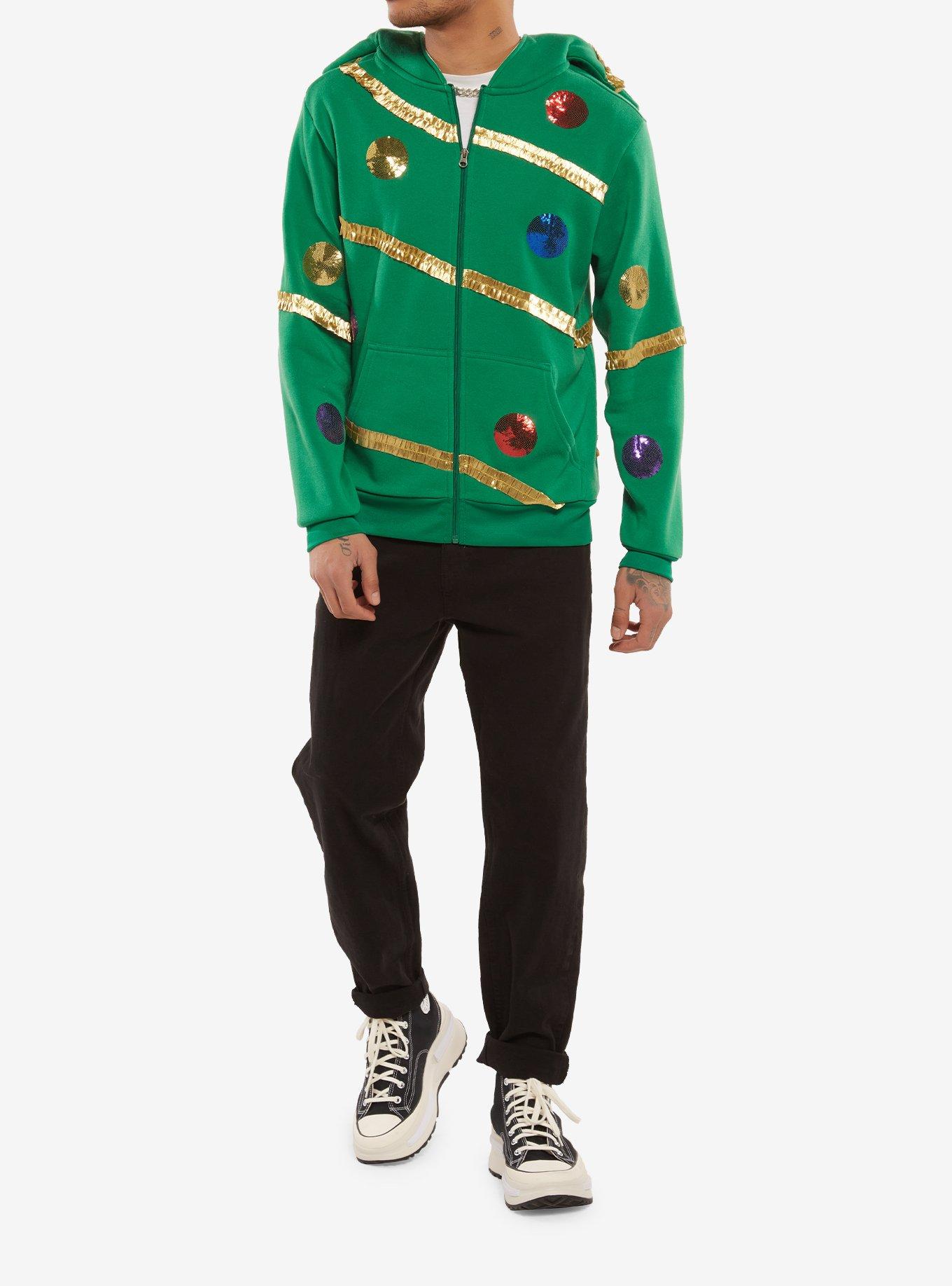 Christmas Tree Hoodie, MULTI, alternate
