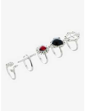 Thorn & Fable Heart Cross Ring Set, , hi-res