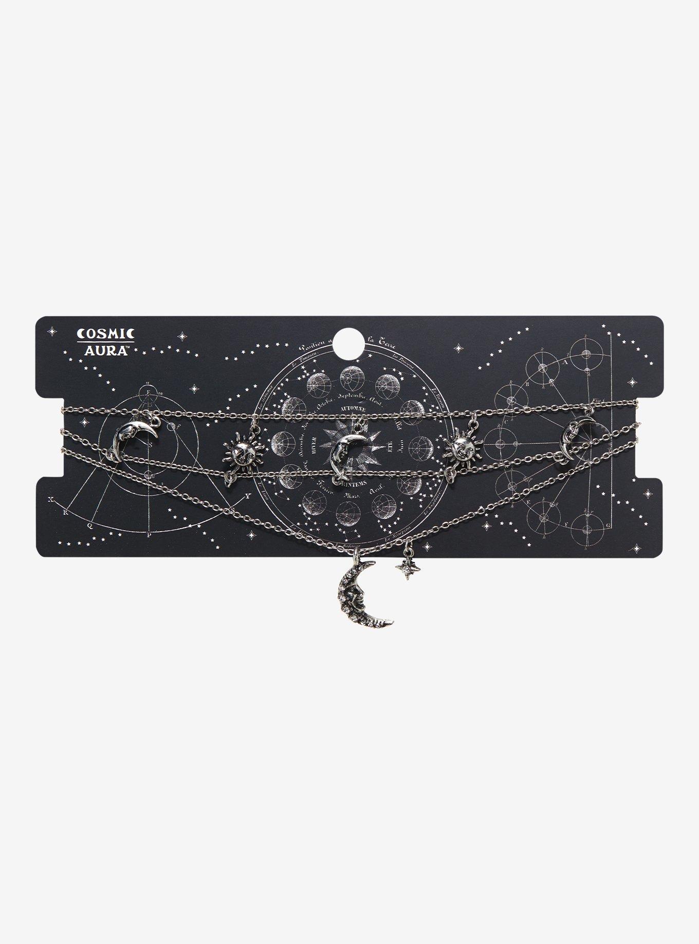Sun & Moon Chain Necklace Set, , hi-res