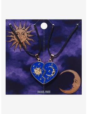 Celestial Broken Heart Best Friend Cord Necklace Set, , hi-res