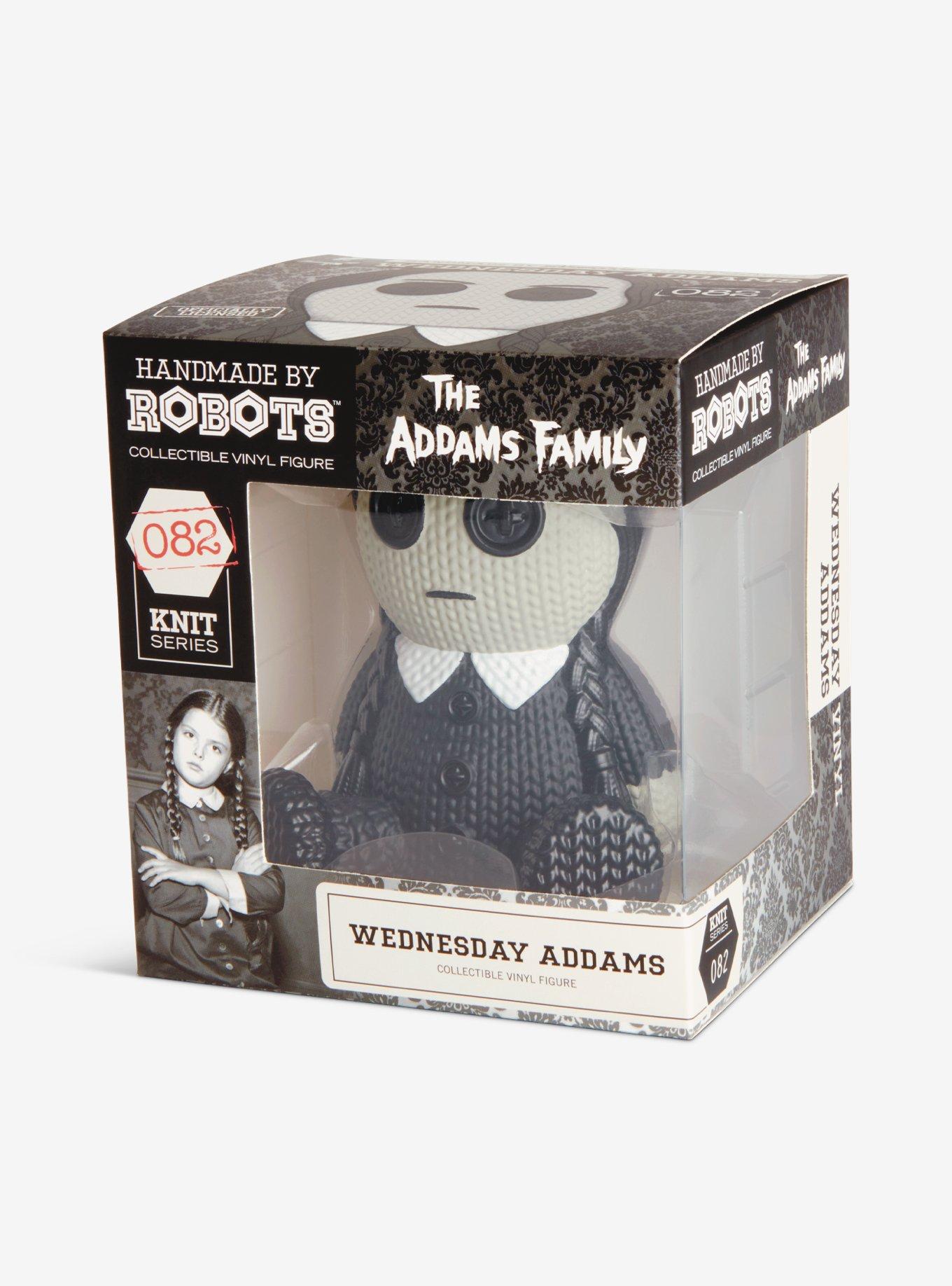Handmade By Robots The Addams Family Knit Series Wednesday Vinyl Figure, , alternate