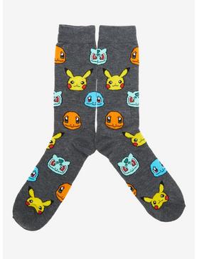 Pokemon Starter Crew Socks, , hi-res