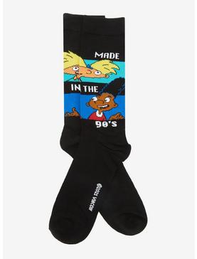 Hey Arnold! Made In The 90's Crew Socks, , hi-res