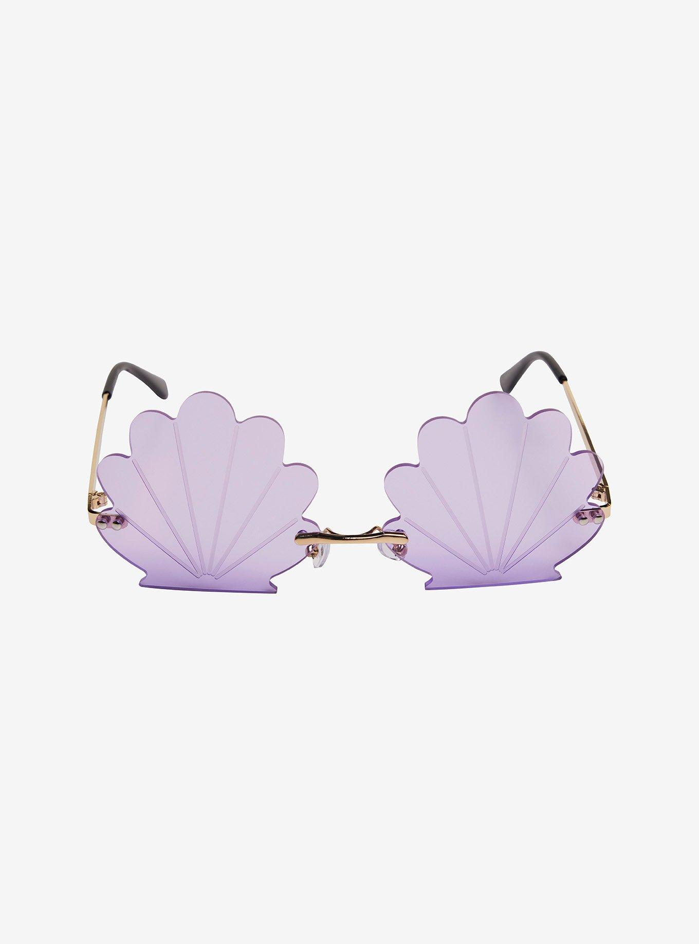Purple Seashells Sunglasses, , alternate
