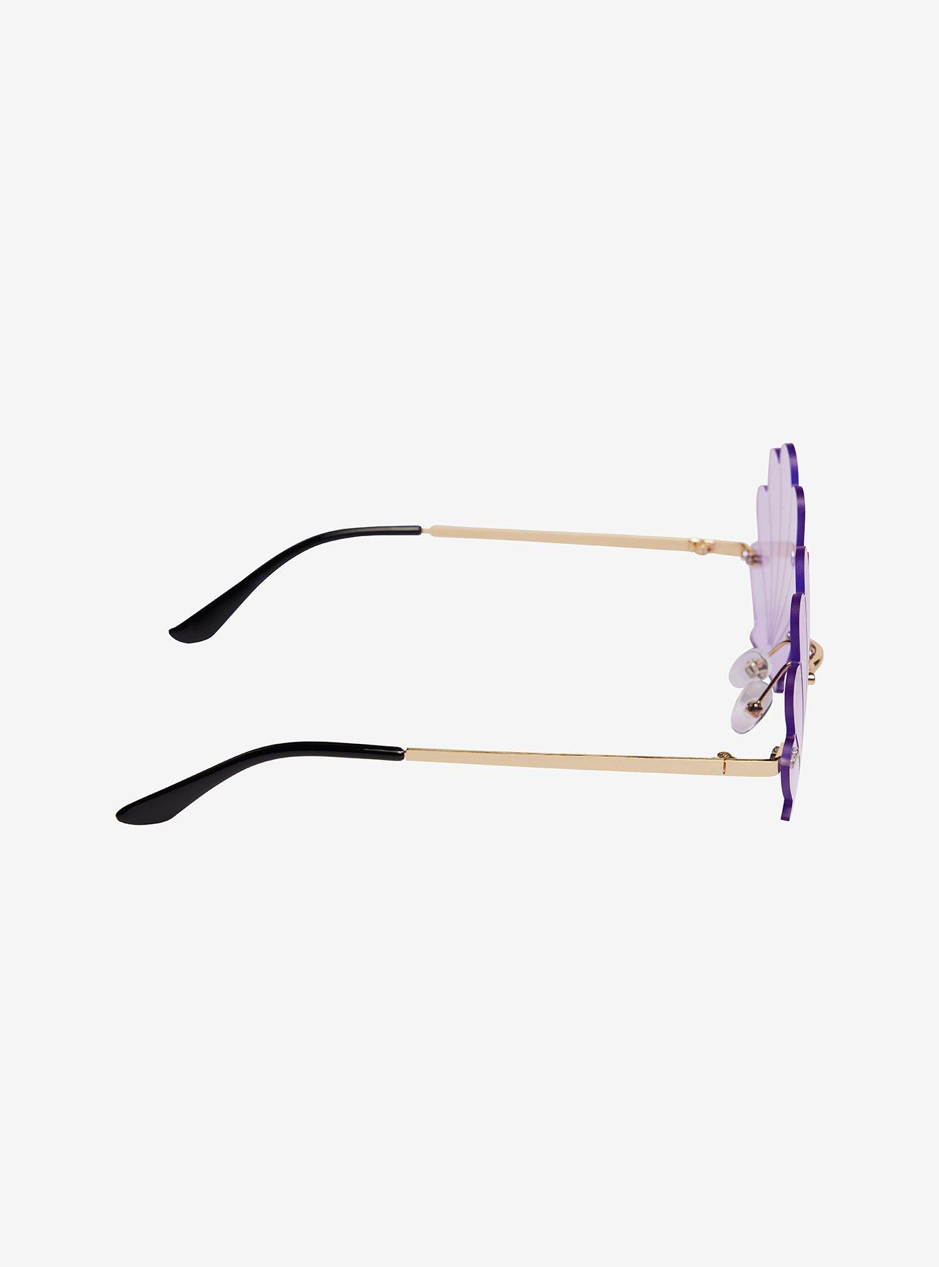 Purple Seashells Sunglasses, , alternate