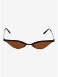 Brown Leaf Sunglasses, , alternate