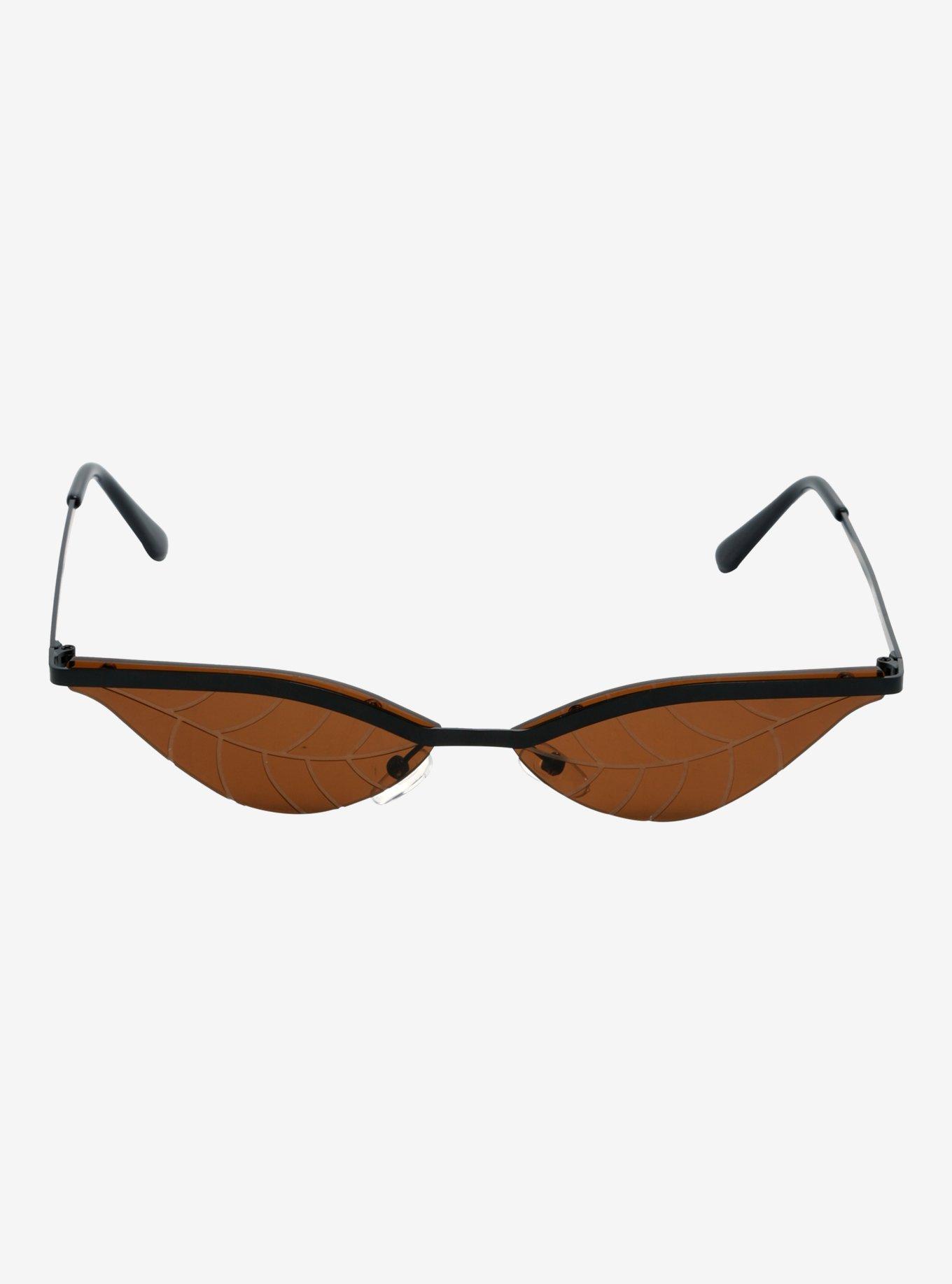 Brown Leaf Sunglasses, , alternate