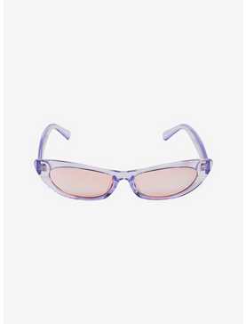 Pink & Purple Cat Eye Sunglasses, , hi-res