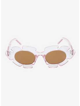 Pink Wavy Edge Sunglasses, , hi-res