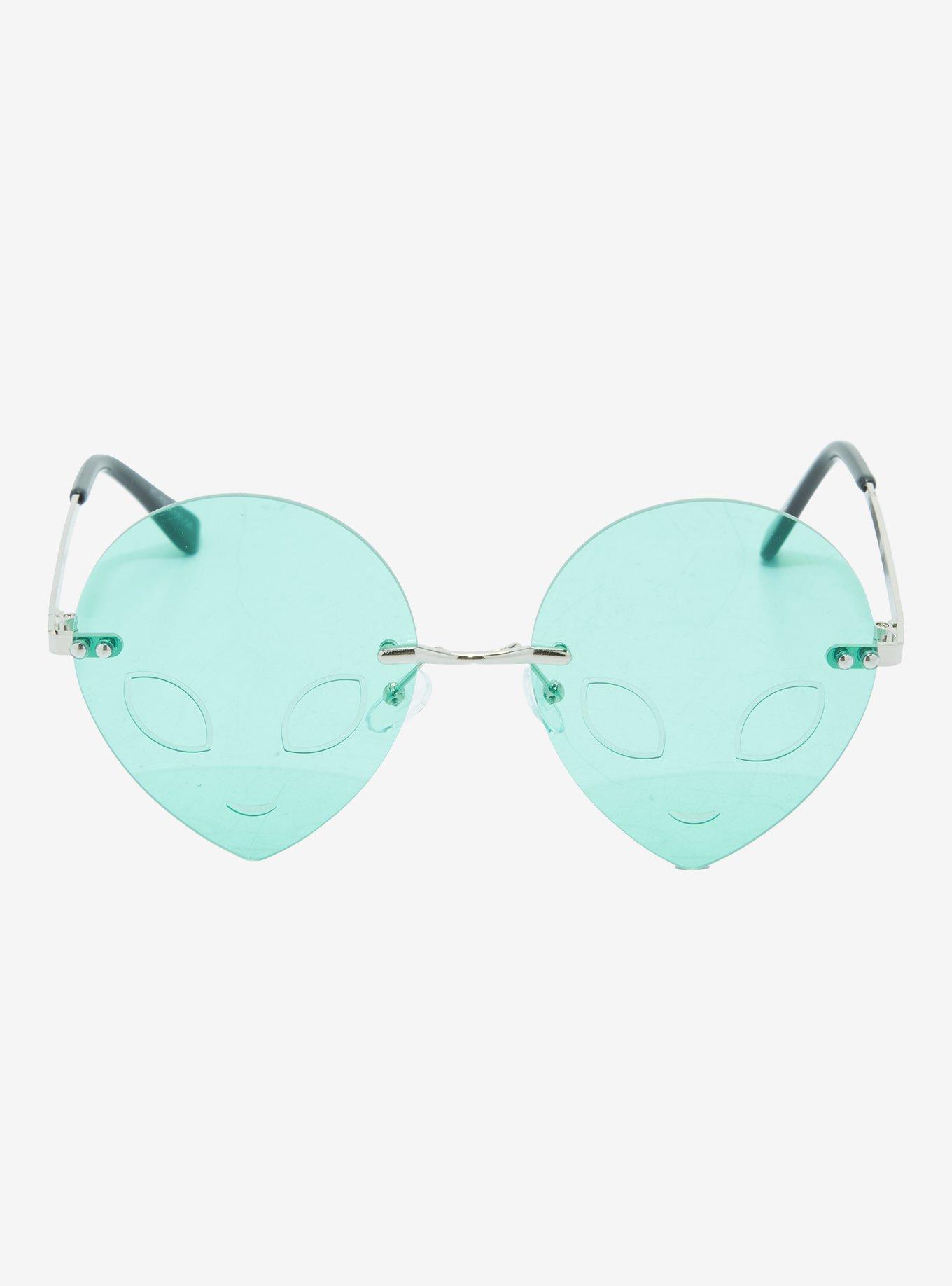 Green Alien Sunglasses, , alternate