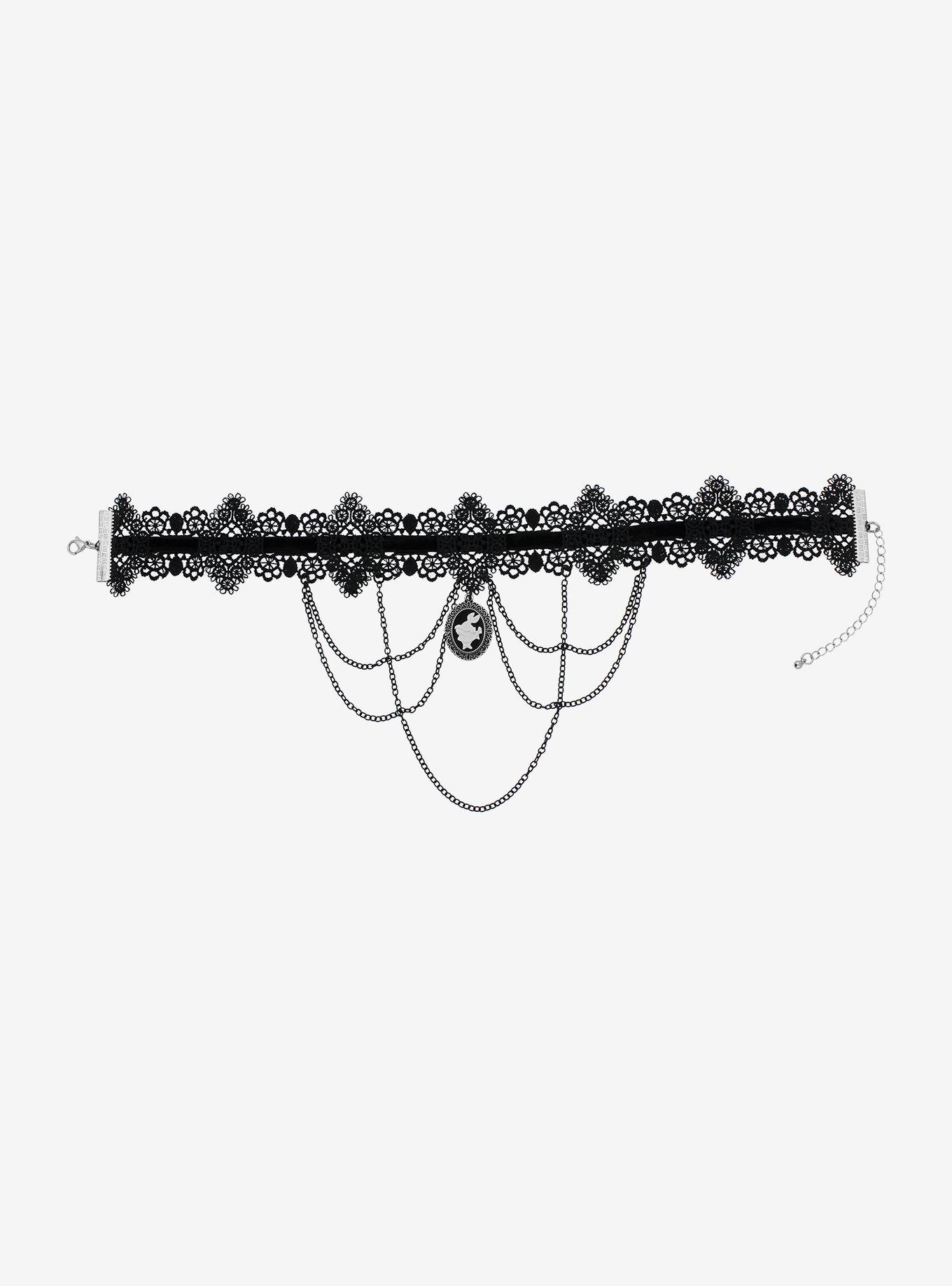White Rabbit Lace Choker, , alternate