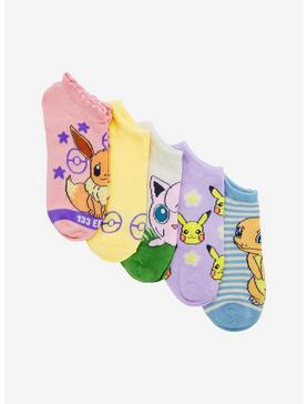 Pokemon Cute Pals No-Show Socks 5 Pair, , hi-res