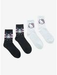 Hello Kitty & Kuromi Crew Socks 2 Pair, , alternate