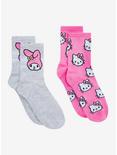Hello Kitty & My Melody Ankle Socks 2 Pair, , alternate