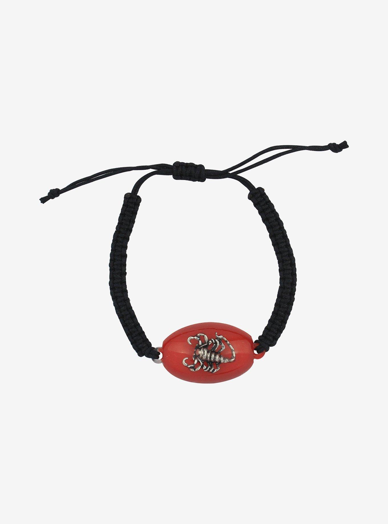 Scorpion Plate Braided Cord Bracelet, , alternate