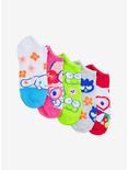 Hello Kitty And Friends Floral No-Show Socks 5 Pair, , alternate