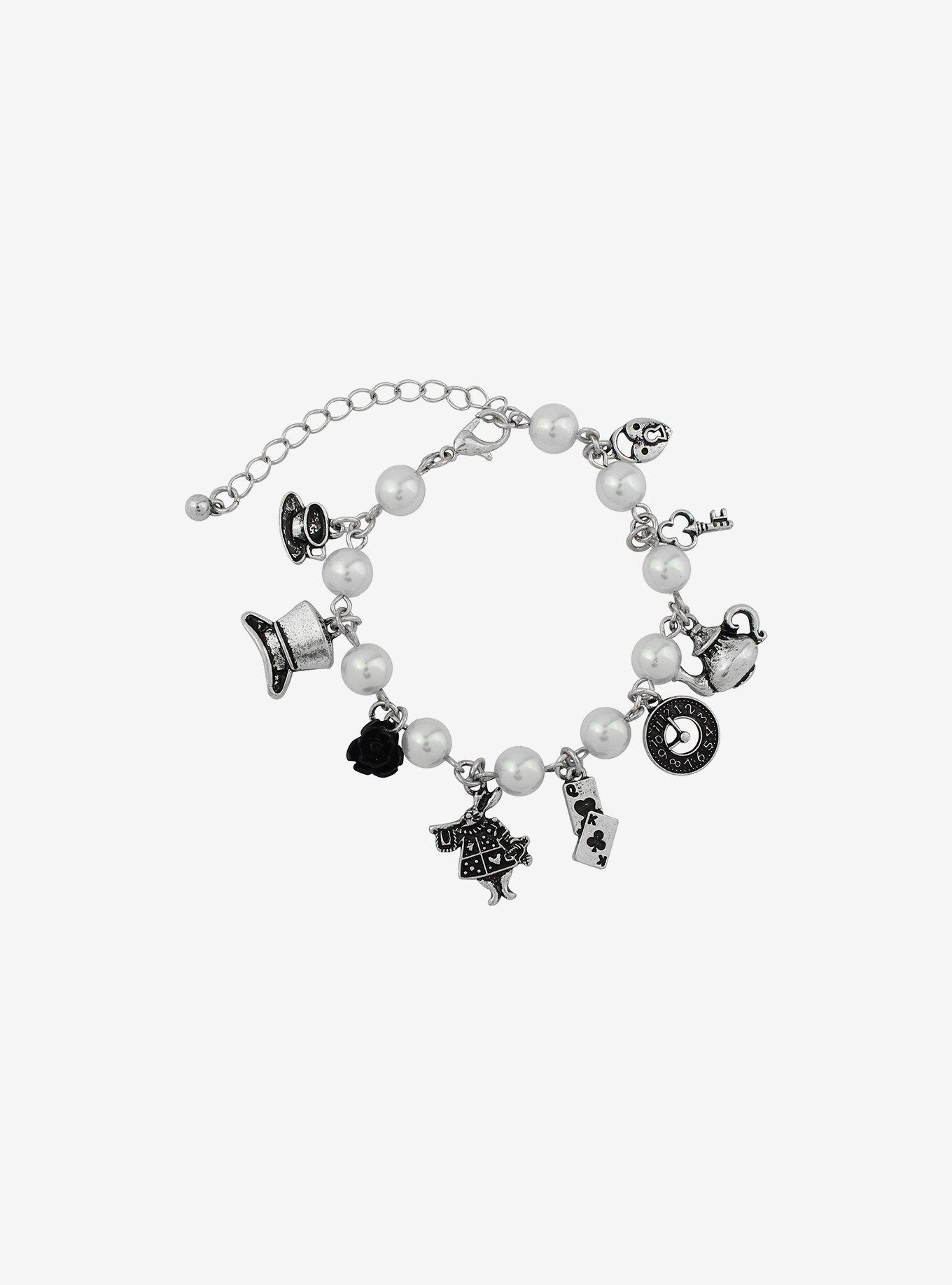 Alice Mad Tea Party Charm Bracelet, , alternate