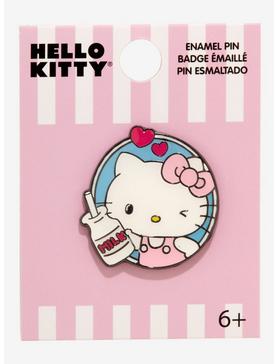 Hello Kitty Milk Enamel Pin, , hi-res