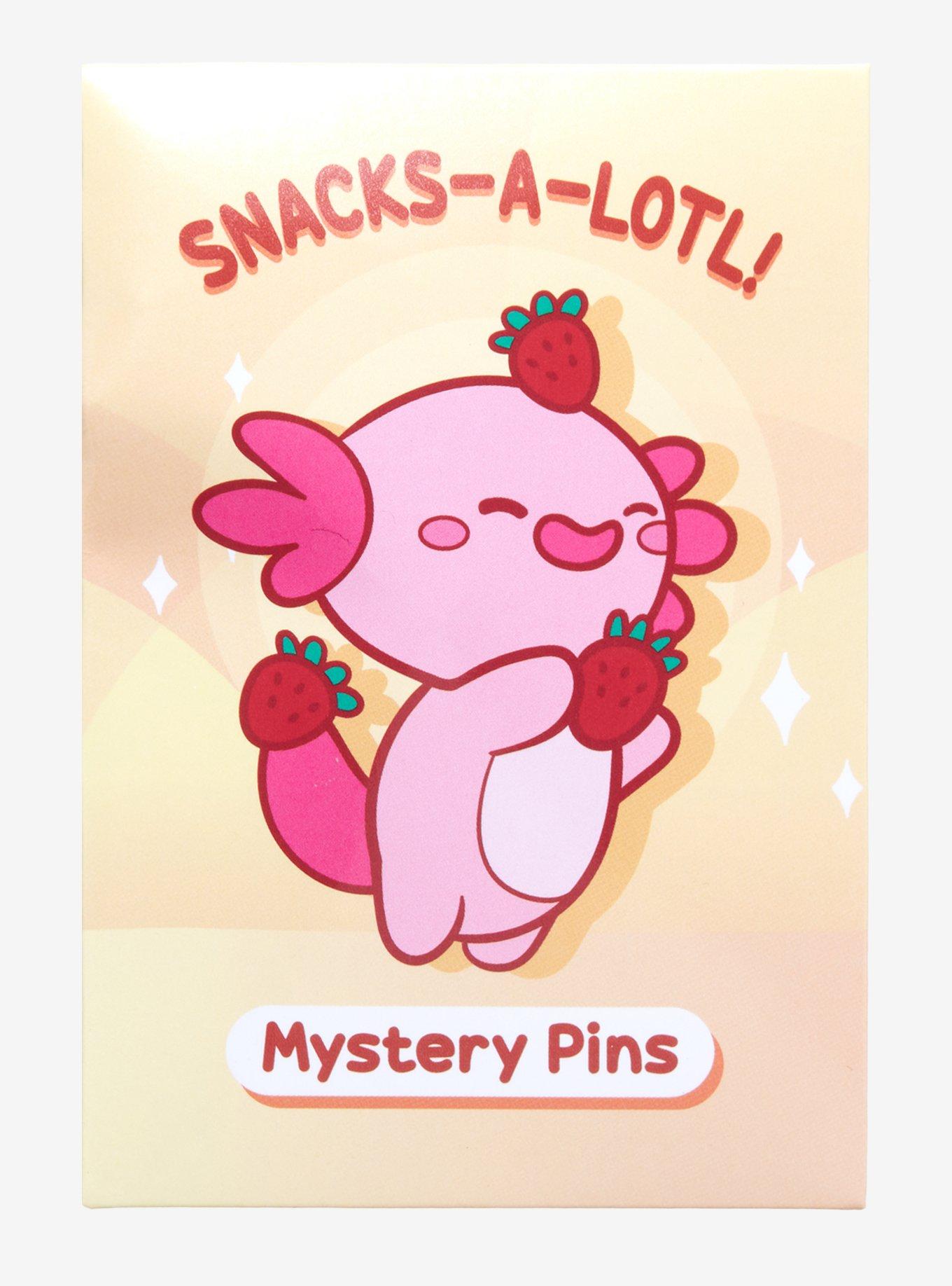 Snacks-A-Lotl Fruit Axolotl Blind Box Enamel Pin, , alternate