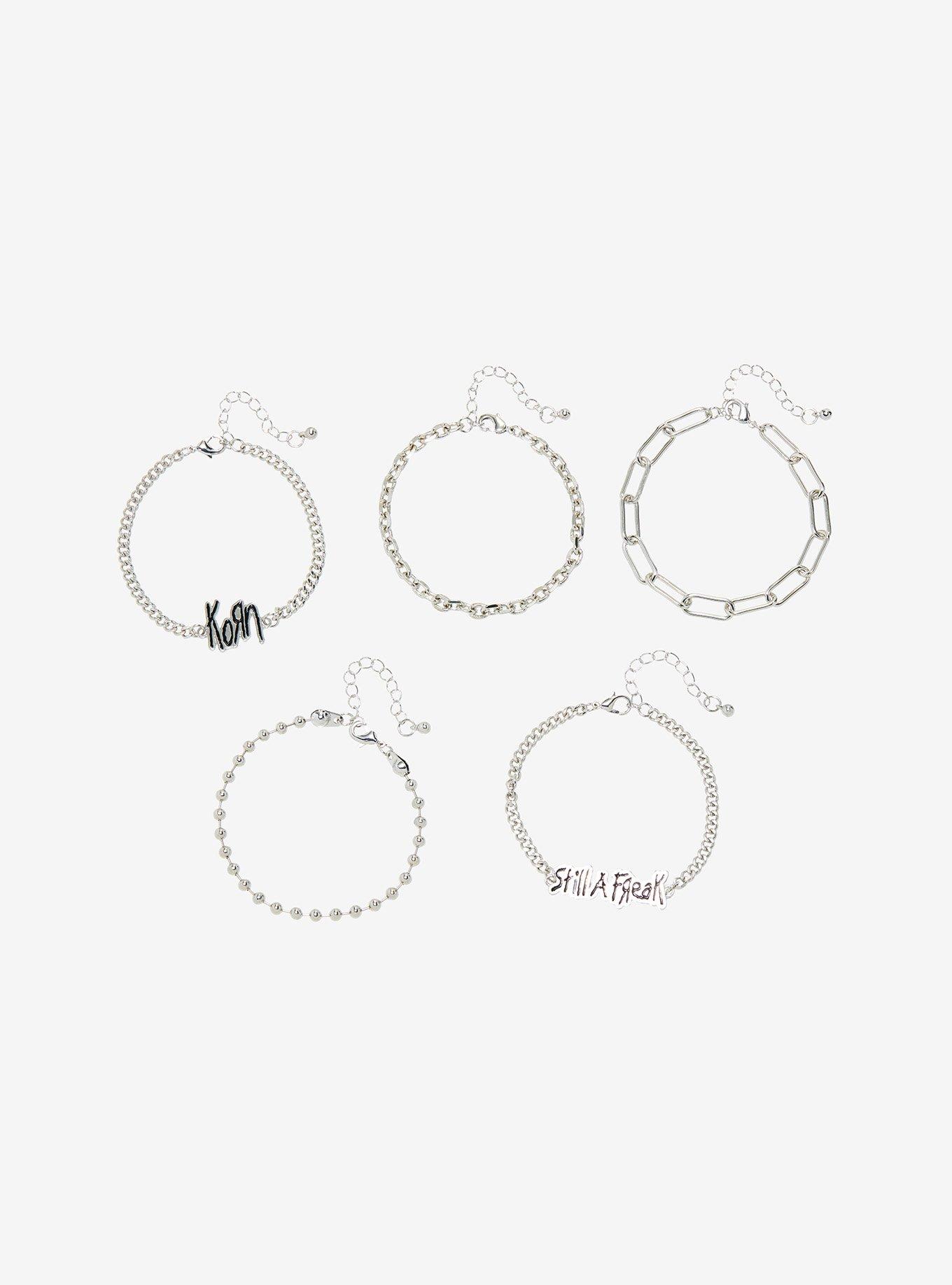 Korn Silver Bracelet Set, , alternate