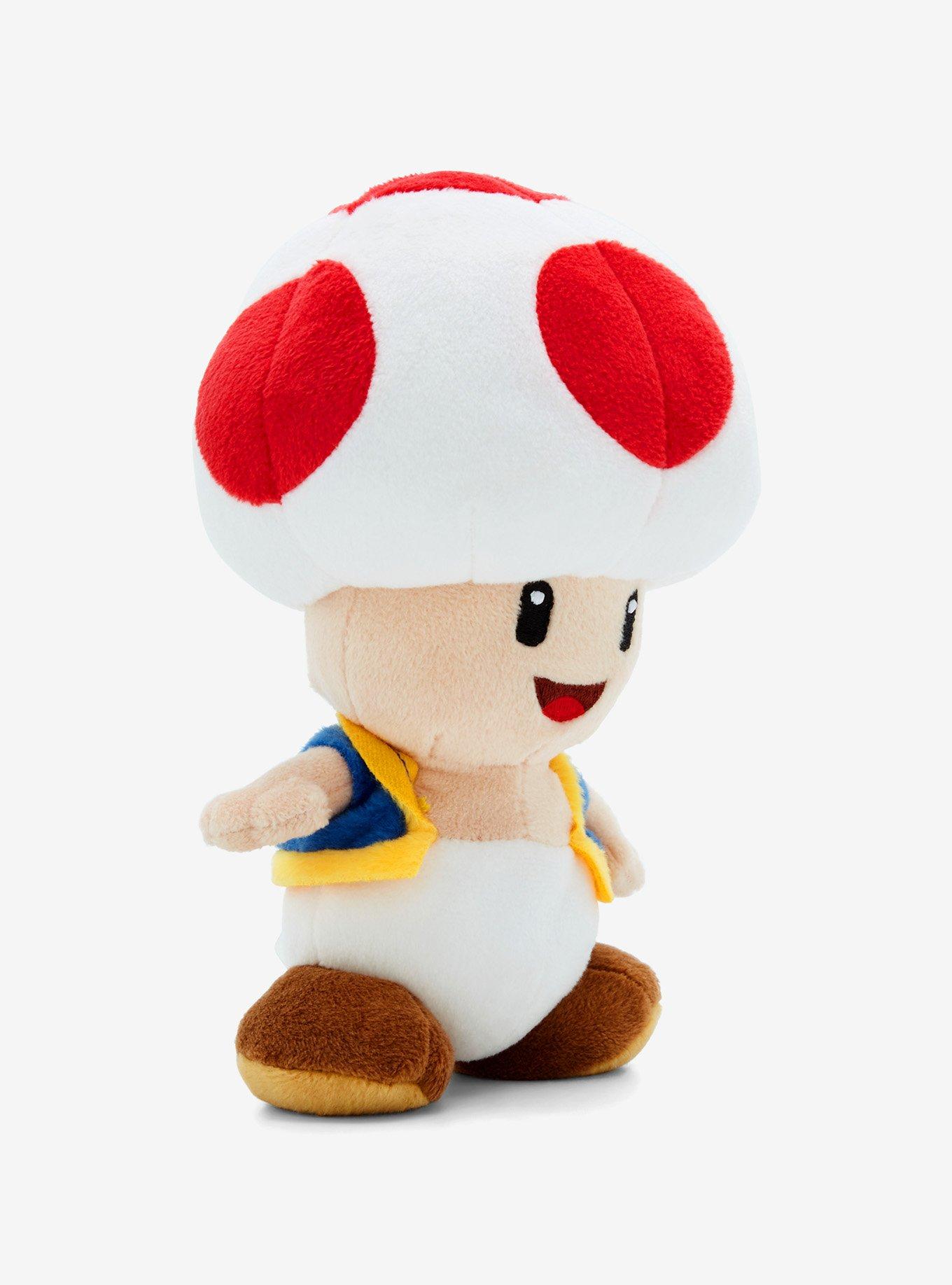 Super Mario Bros. Toad Smiling 8 Inch Plush, , alternate