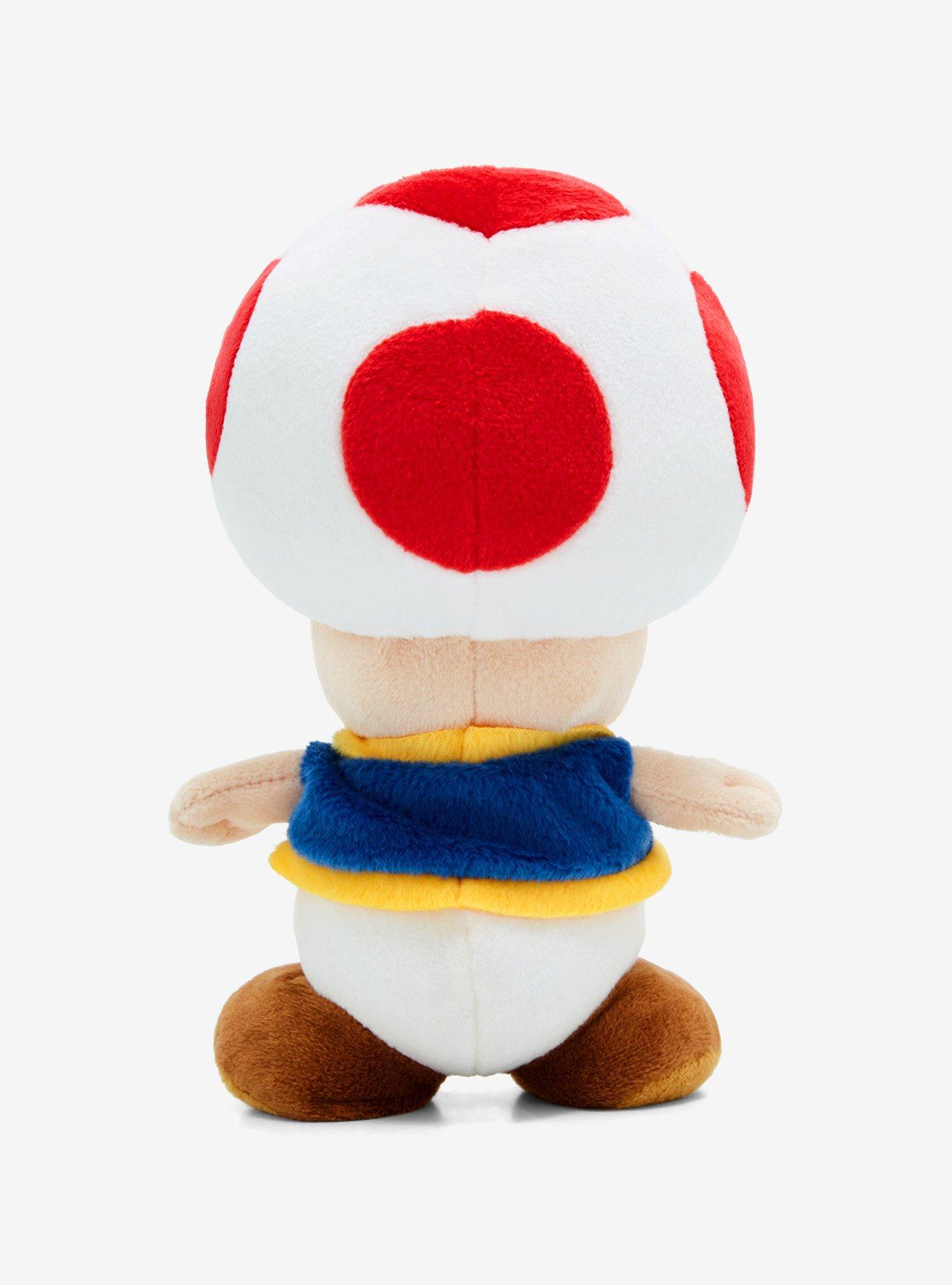 Super Mario Bros. Toad Smiling 8 Inch Plush, , alternate