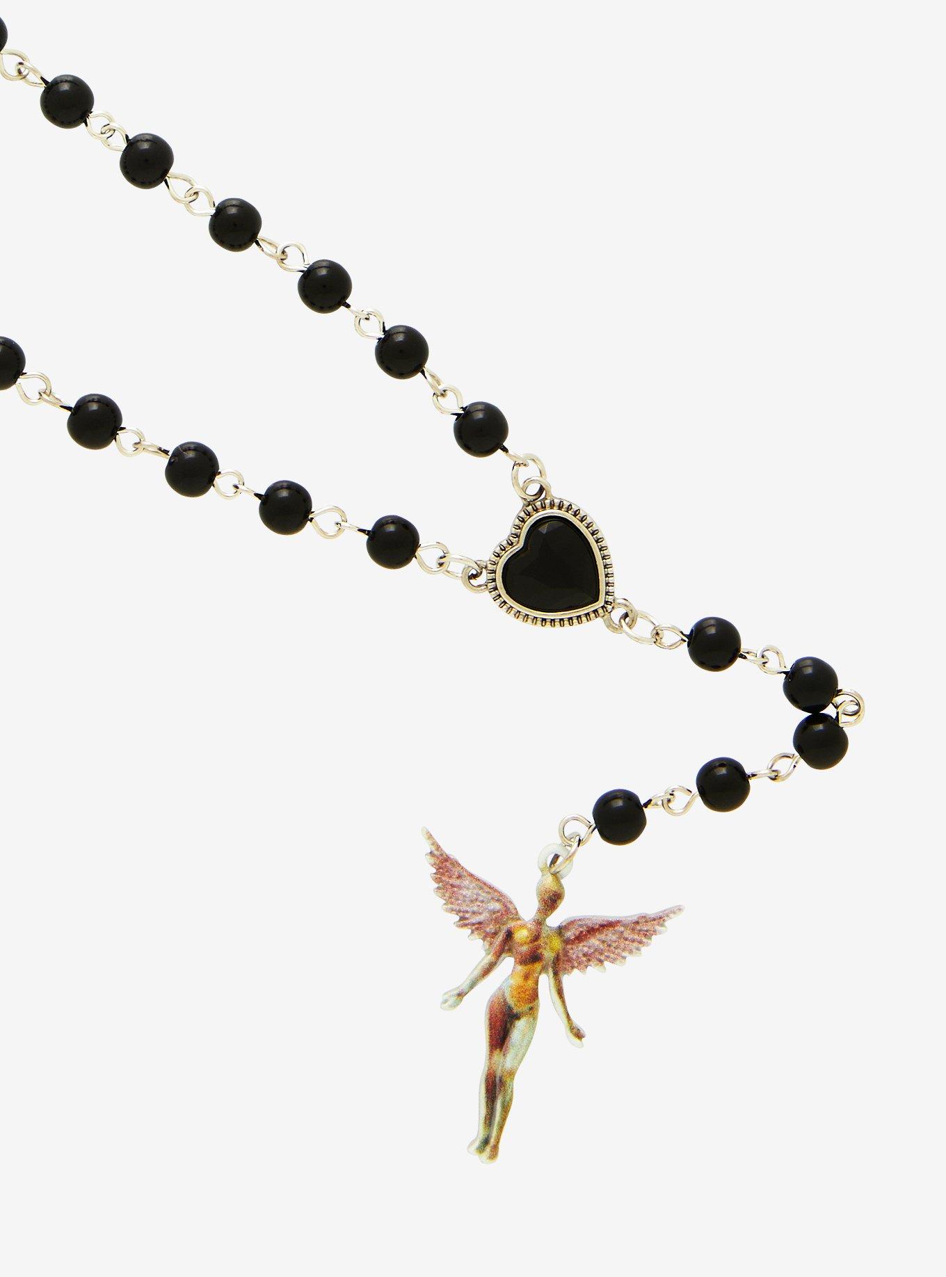 Nirvana In Utero Angel Rosary Necklace, , alternate