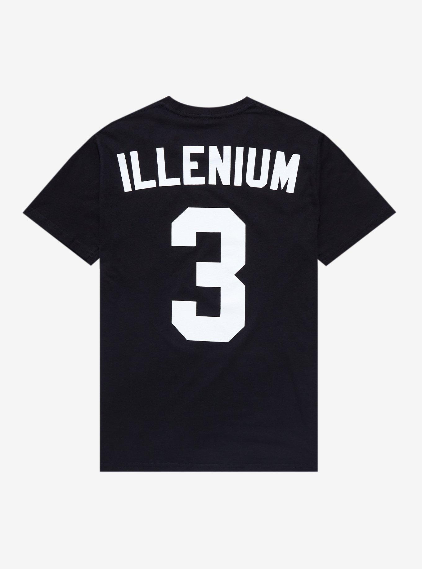 Illenium Number 3 T-Shirt, BLACK, alternate