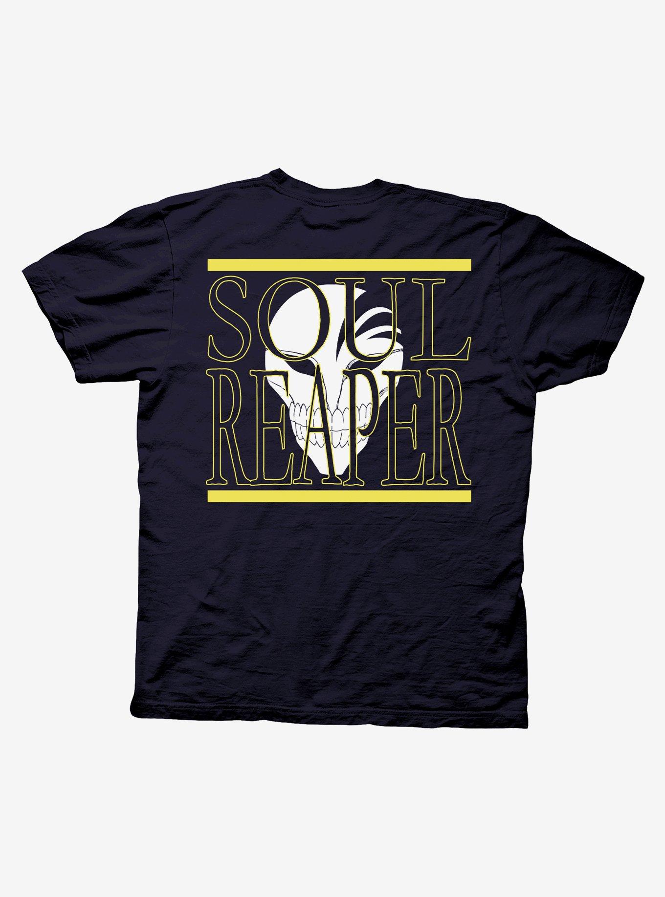 BLEACH Ichigo Soul Reaper Double-Sided T-Shirt, BLACK, alternate