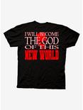 Death Note Light Quote Double-Sided T-Shirt, BLACK, alternate