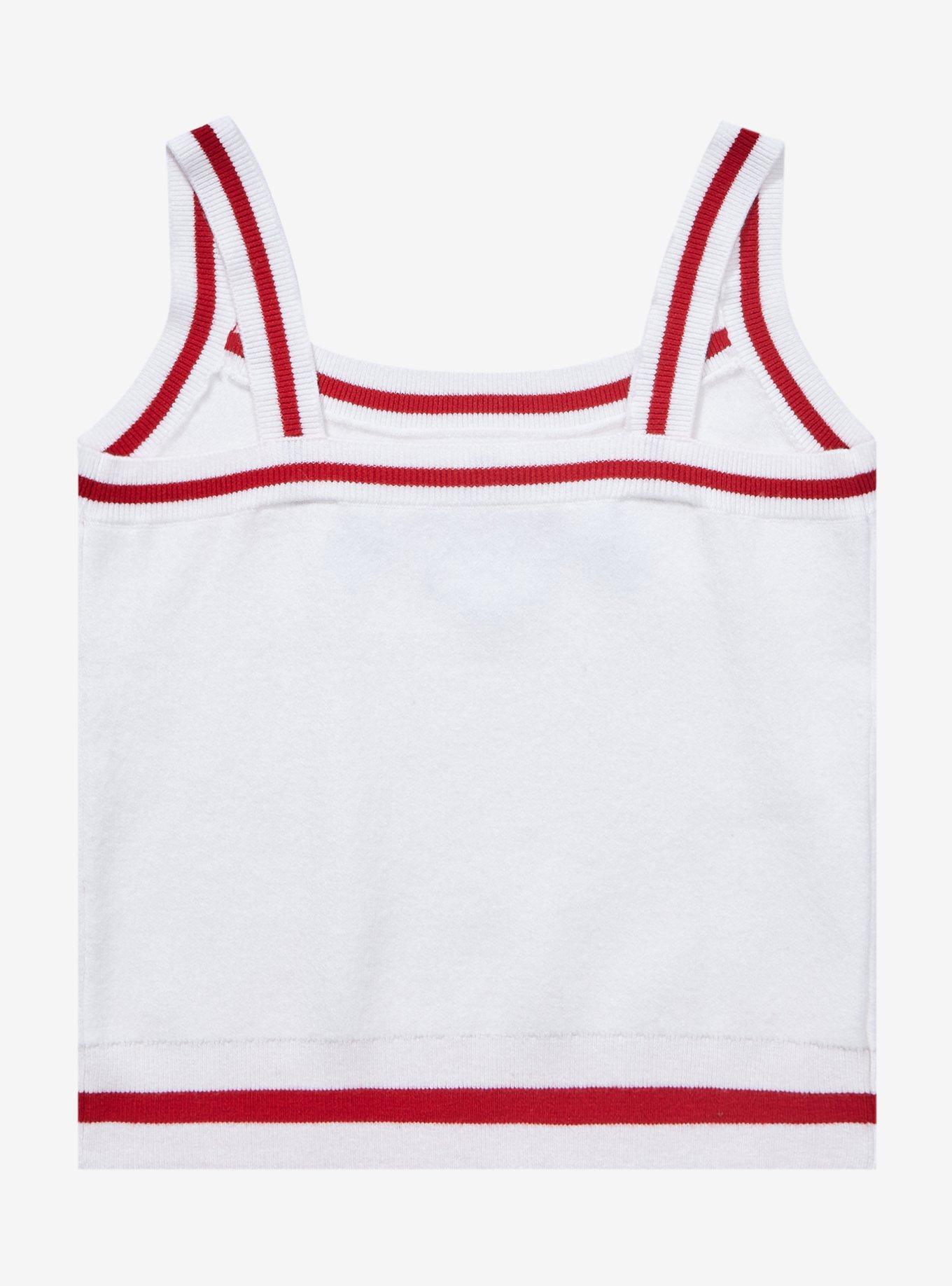 Marvel Spider-Man Flower Women&rsquo;s Knit Tank - BoxLunch Exclusive , OFF WHITE, alternate