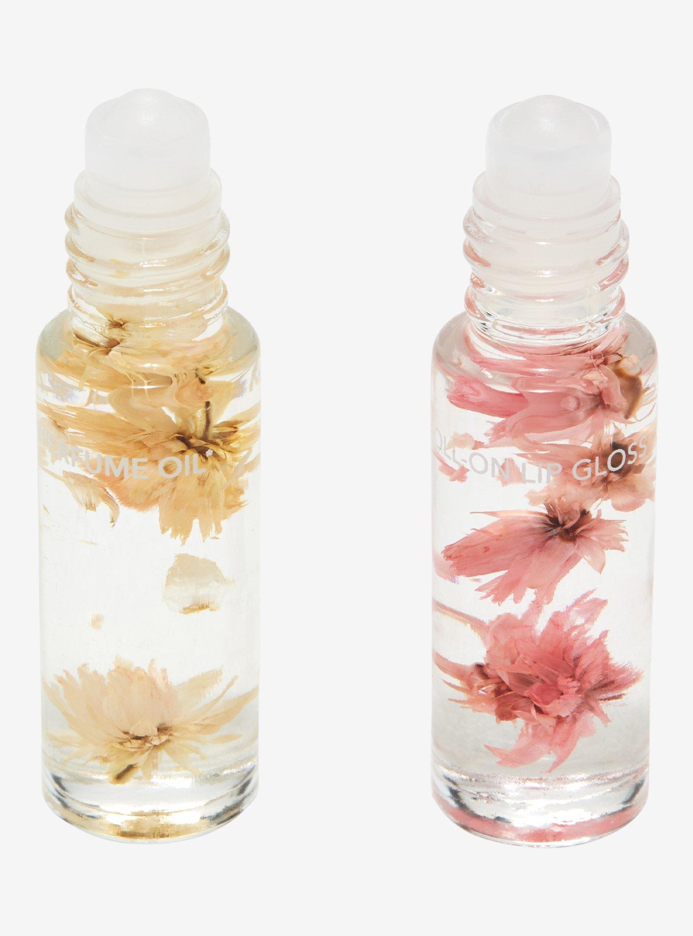 Blossom Strawberry & Honey Jasmine Roll-On Lip Gloss & Perfume Oil Duo, , alternate