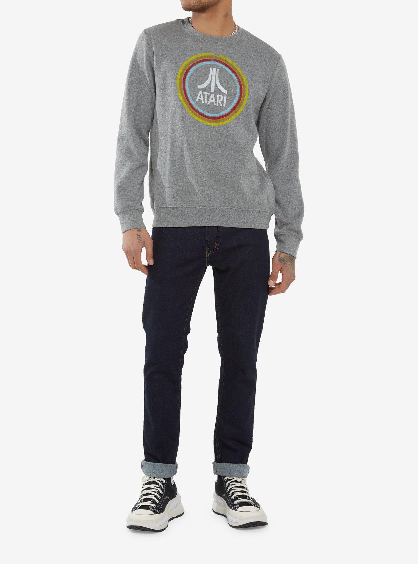 Atari Logo Sweatshirt, GREY, alternate