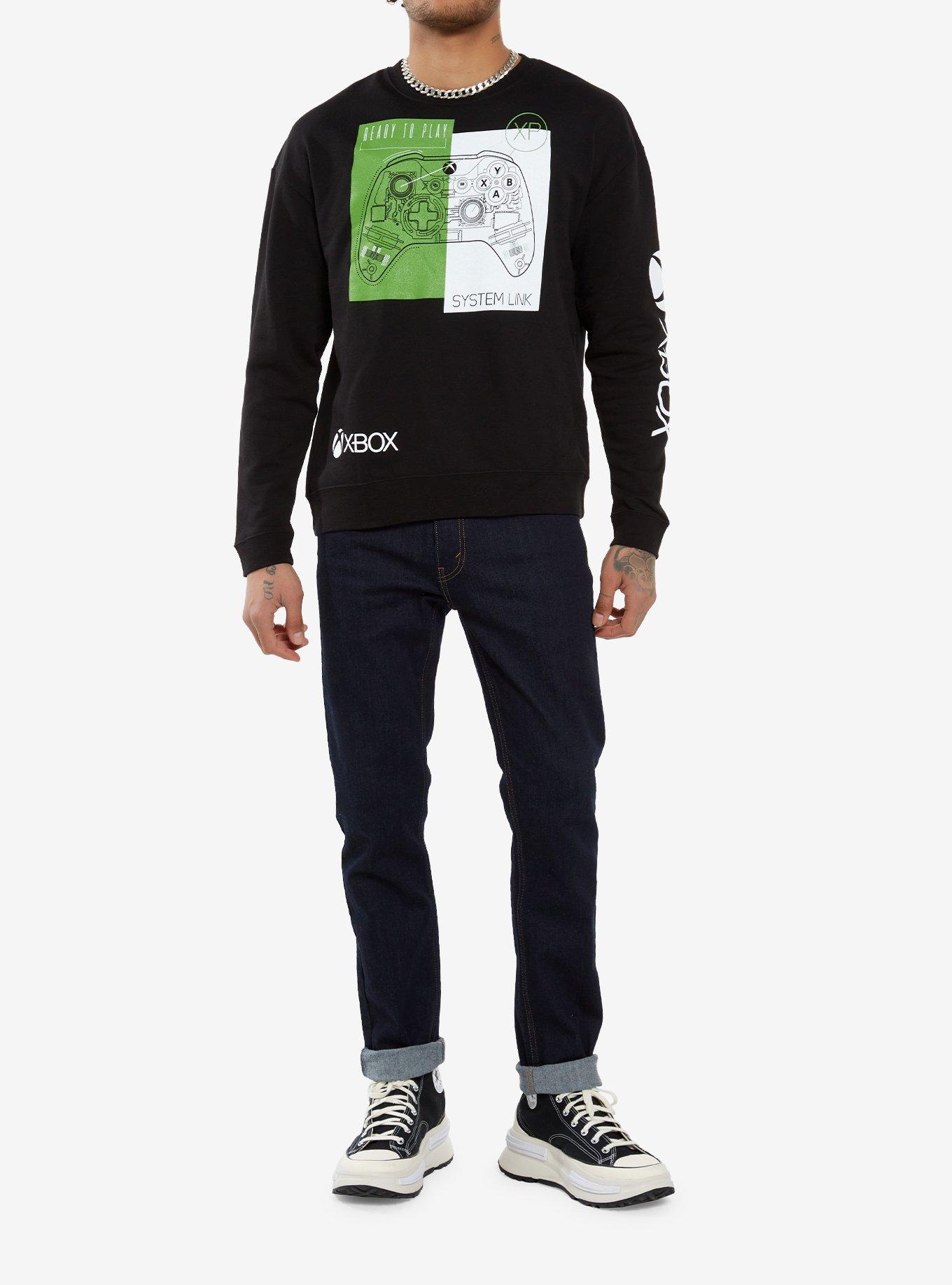 Xbox Controller Sweatshirt, BLACK, alternate