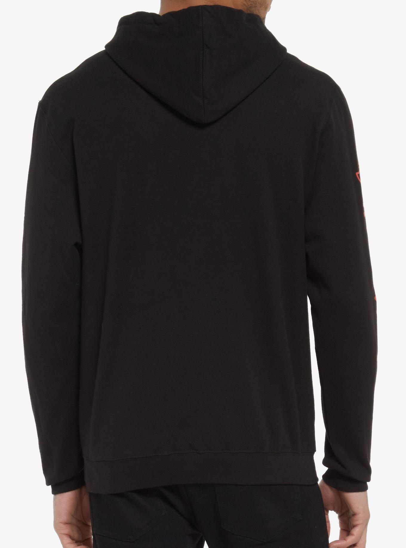 Naruto Shippuden Ichiraku Ramen Panel Hoodie, BLACK, alternate