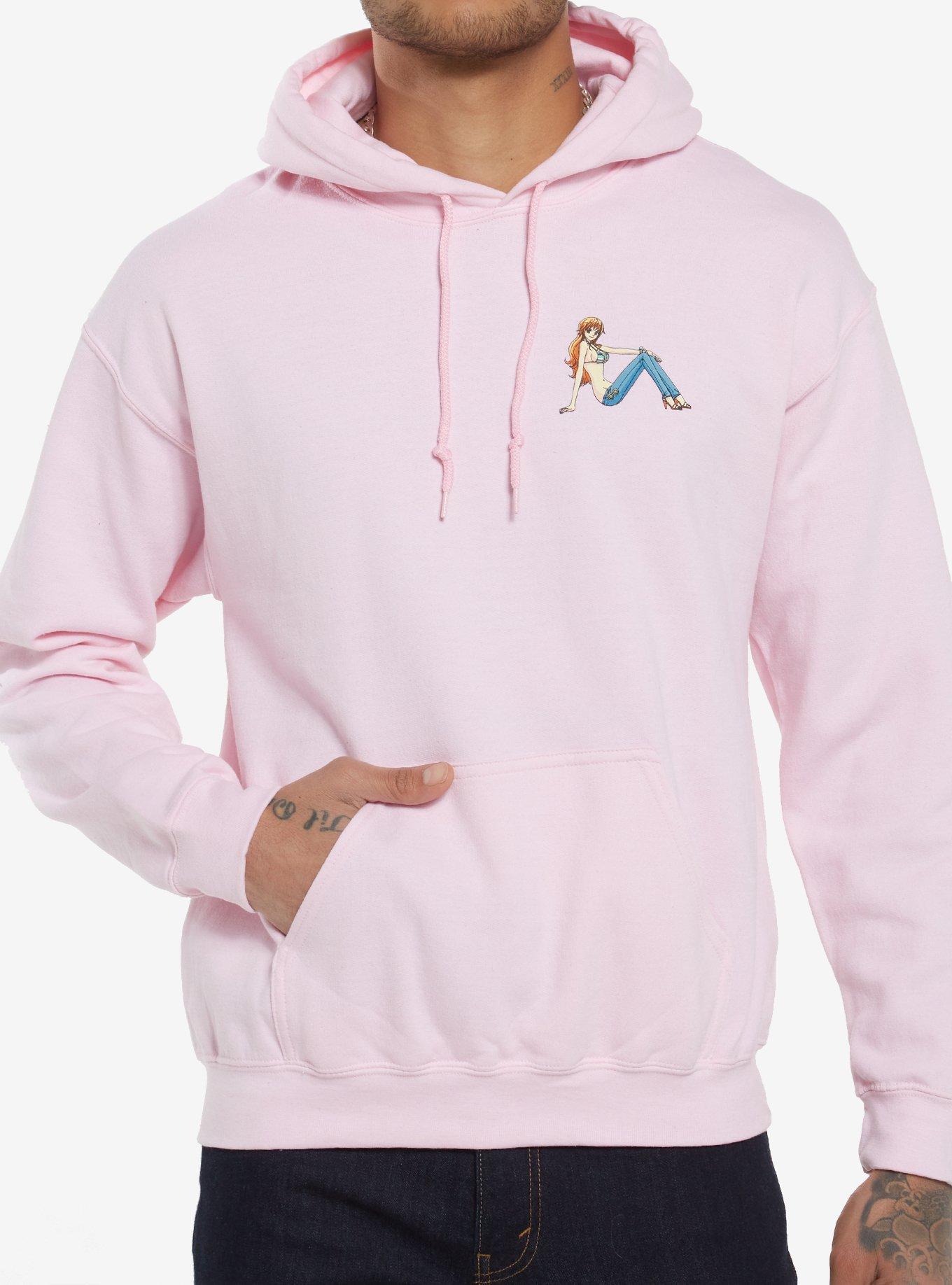 One Piece Nami Cat Burglar Hoodie, PINK, alternate