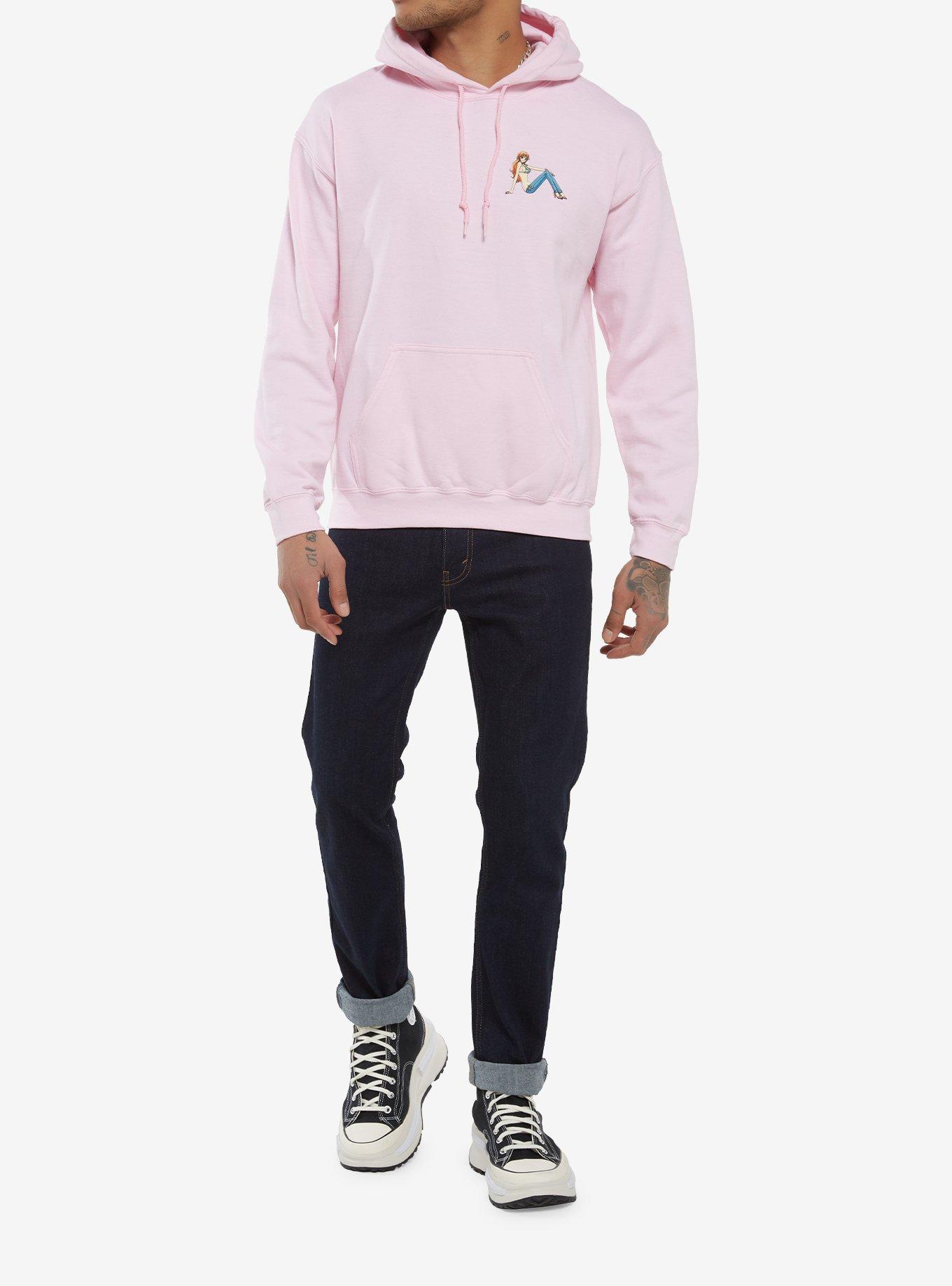 One Piece Nami Cat Burglar Hoodie, PINK, alternate