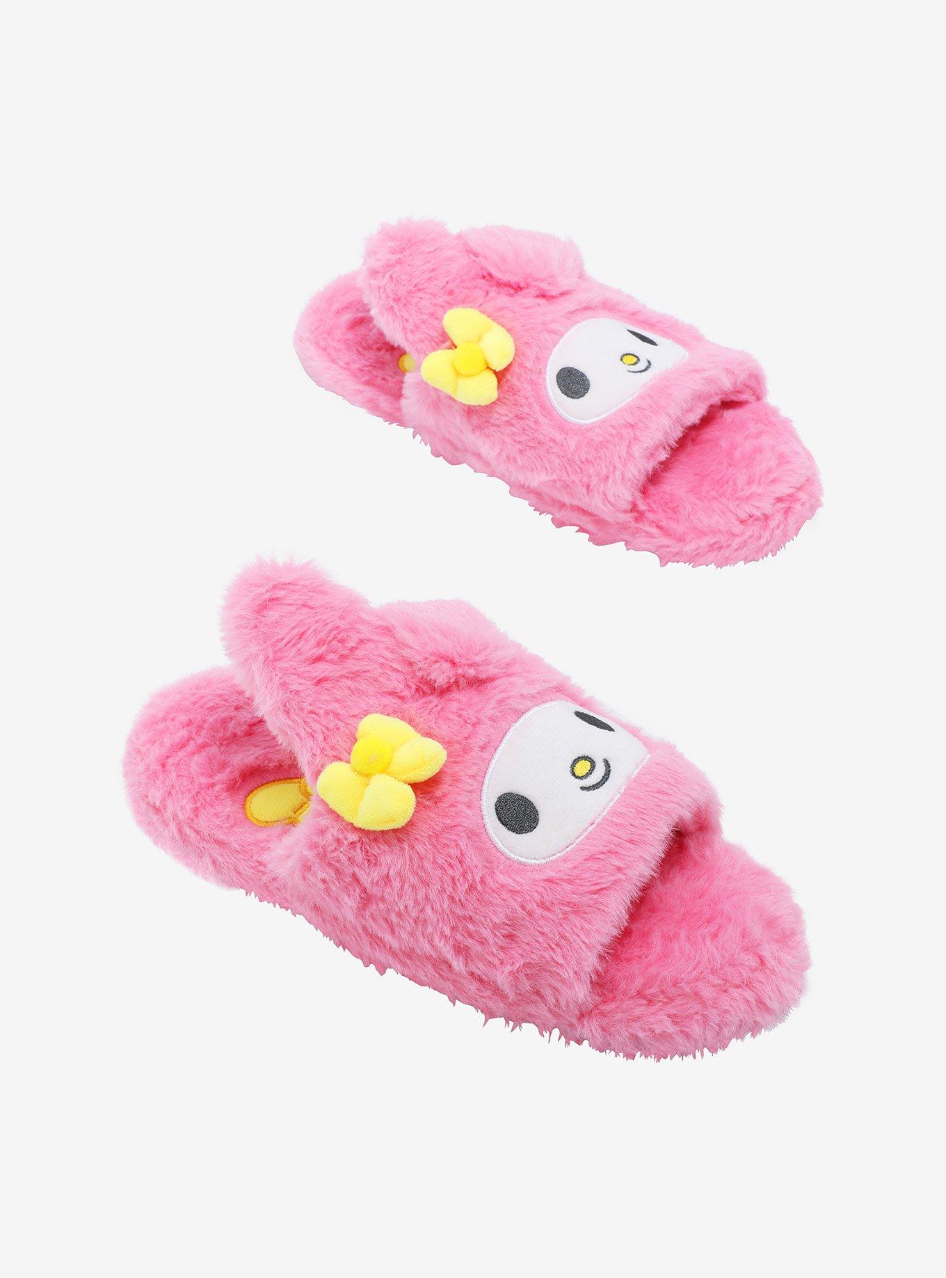 My Melody Fuzzy Slippers, MULTI, alternate