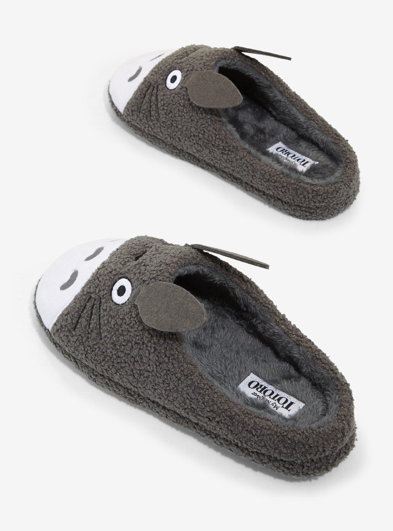 Studio Ghibli My Neighbor Totoro Figural Fuzzy Slippers, MULTI, alternate