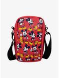 Disney Mickey Mouse Standing Poses Vegan Leather Crossbody Bag, , alternate