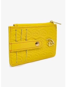 Disney Signature D Debossed Yellow Vegan Leather Cardholder, , hi-res