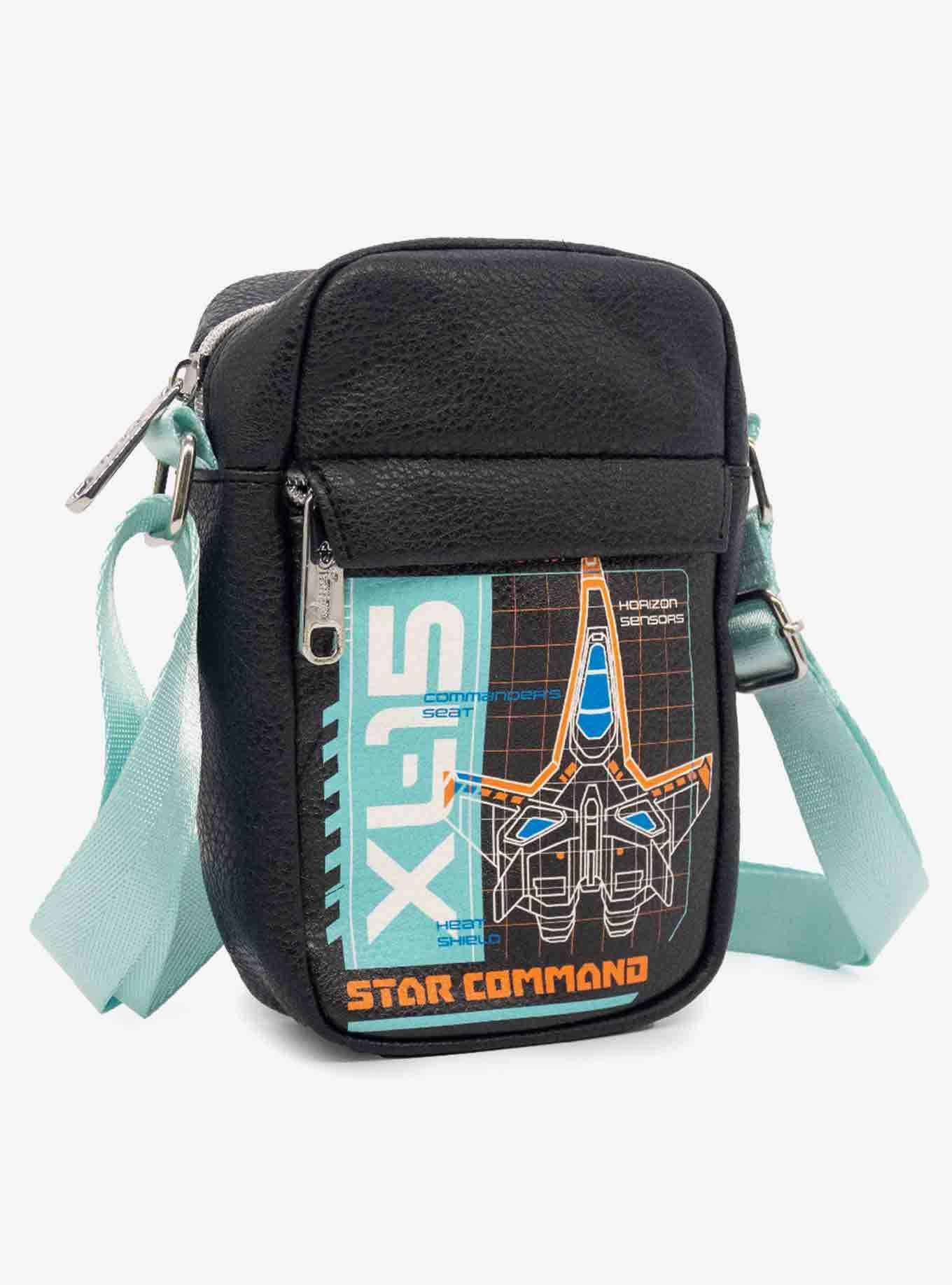 Disney Pixar Lightyear Star Command Spaceship Schematic Vegan Leather Crossbody Bag, , hi-res