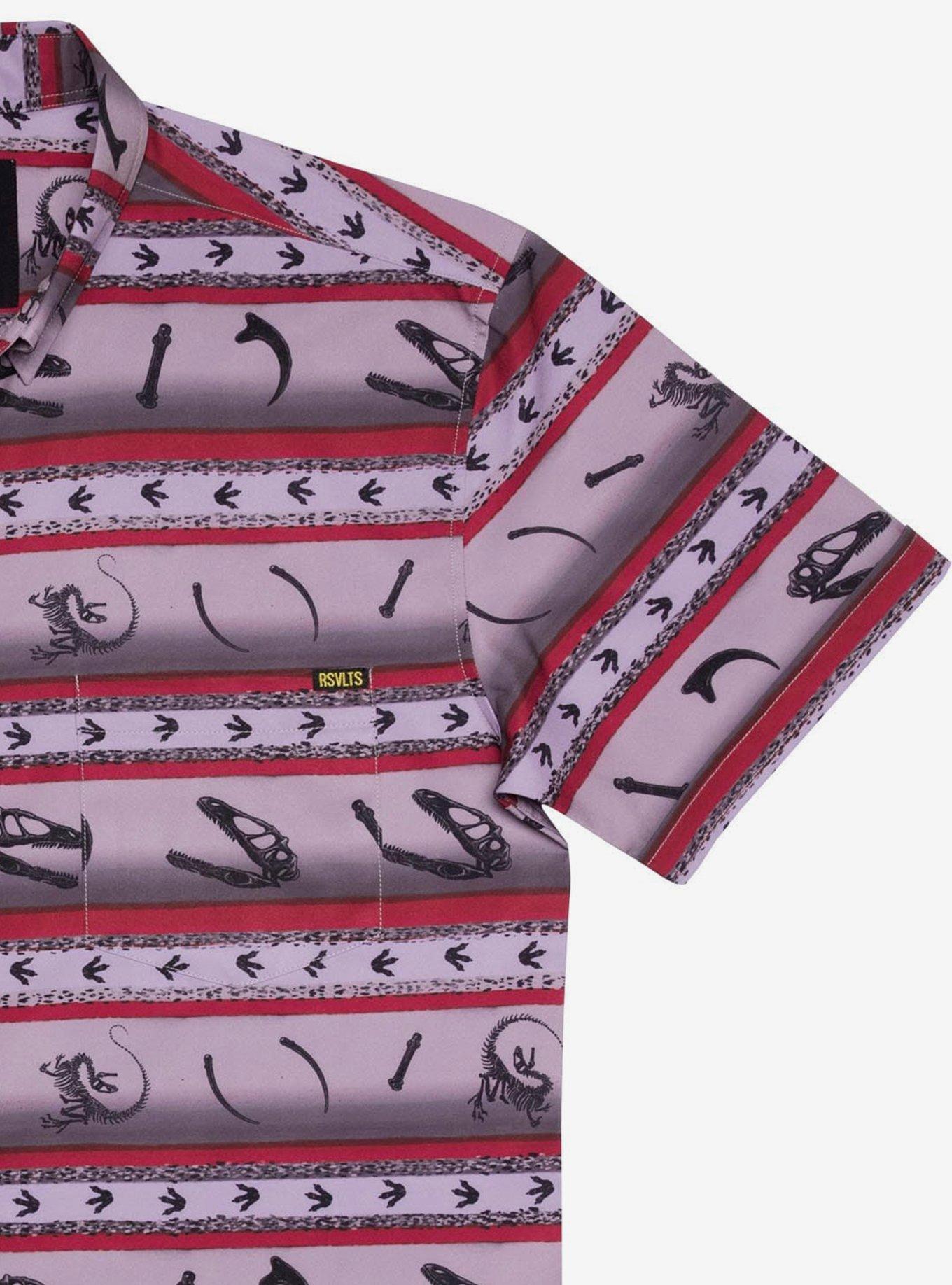 RSVLTS Jurassic Park Six-Foot Turkey KUNUFLEX Short Sleeve Shirt, MULTI, alternate