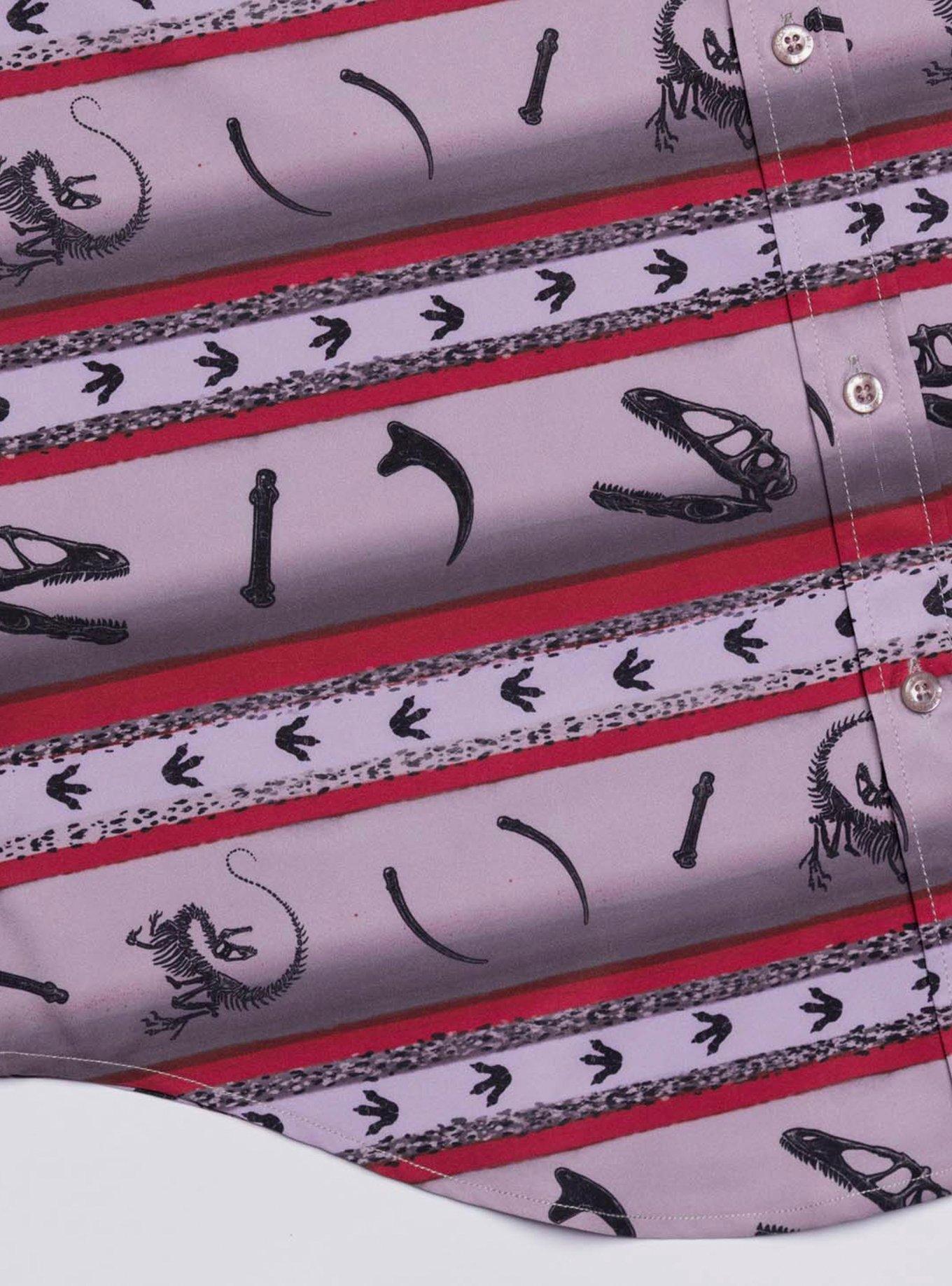 RSVLTS Jurassic Park Six-Foot Turkey KUNUFLEX Short Sleeve Shirt, MULTI, alternate