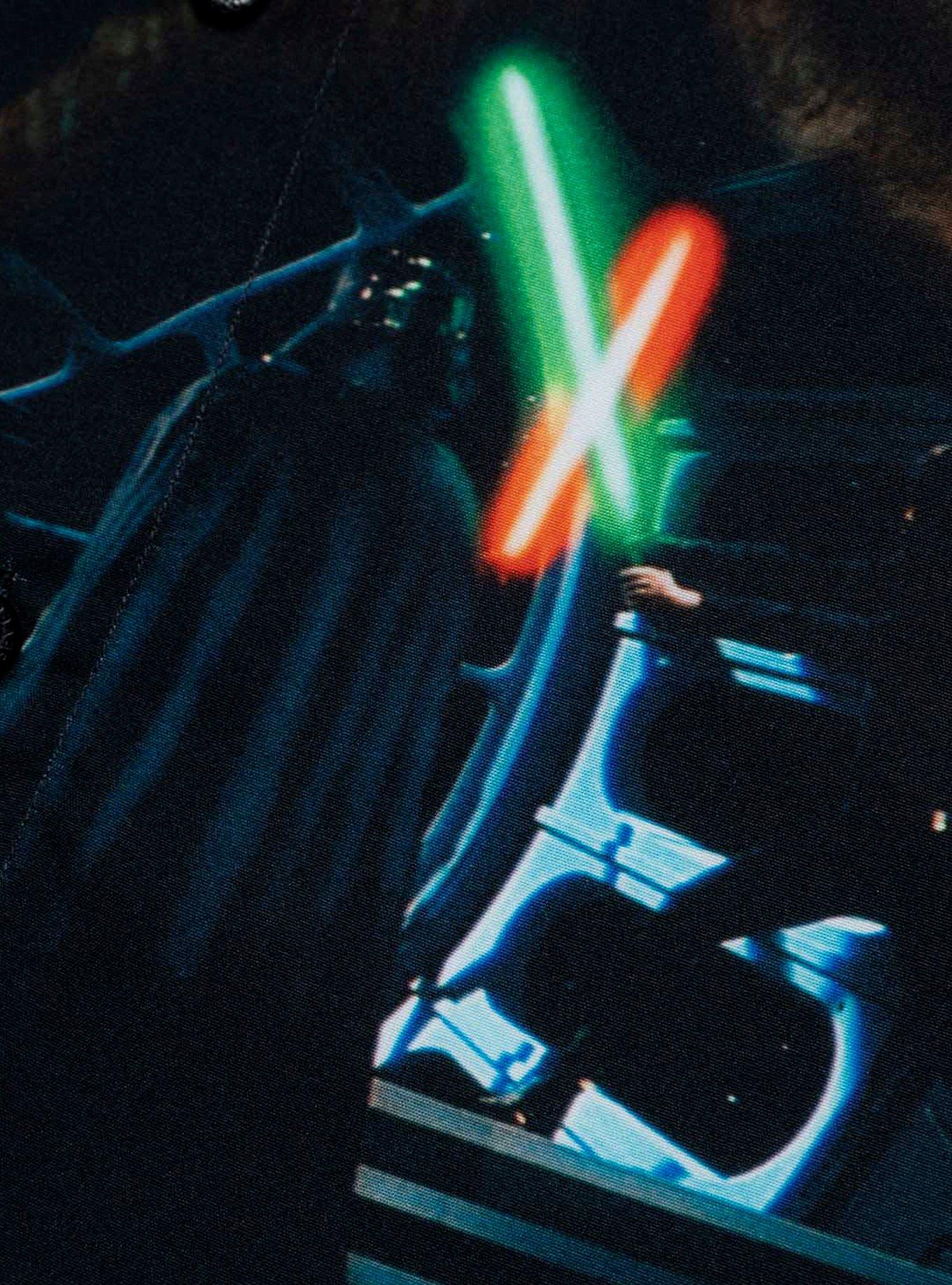 RSVLTS Star Wars Do Or Do Not KUNUFLEX Short Sleeve Shirt, BLACK, alternate