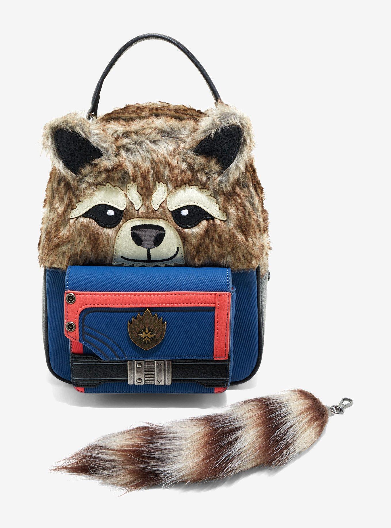 Marvel Guardians of the Galaxy Vol. 3 Rocket Raccoon Figural Mini Backpack - BoxLunch Exclusive , , alternate