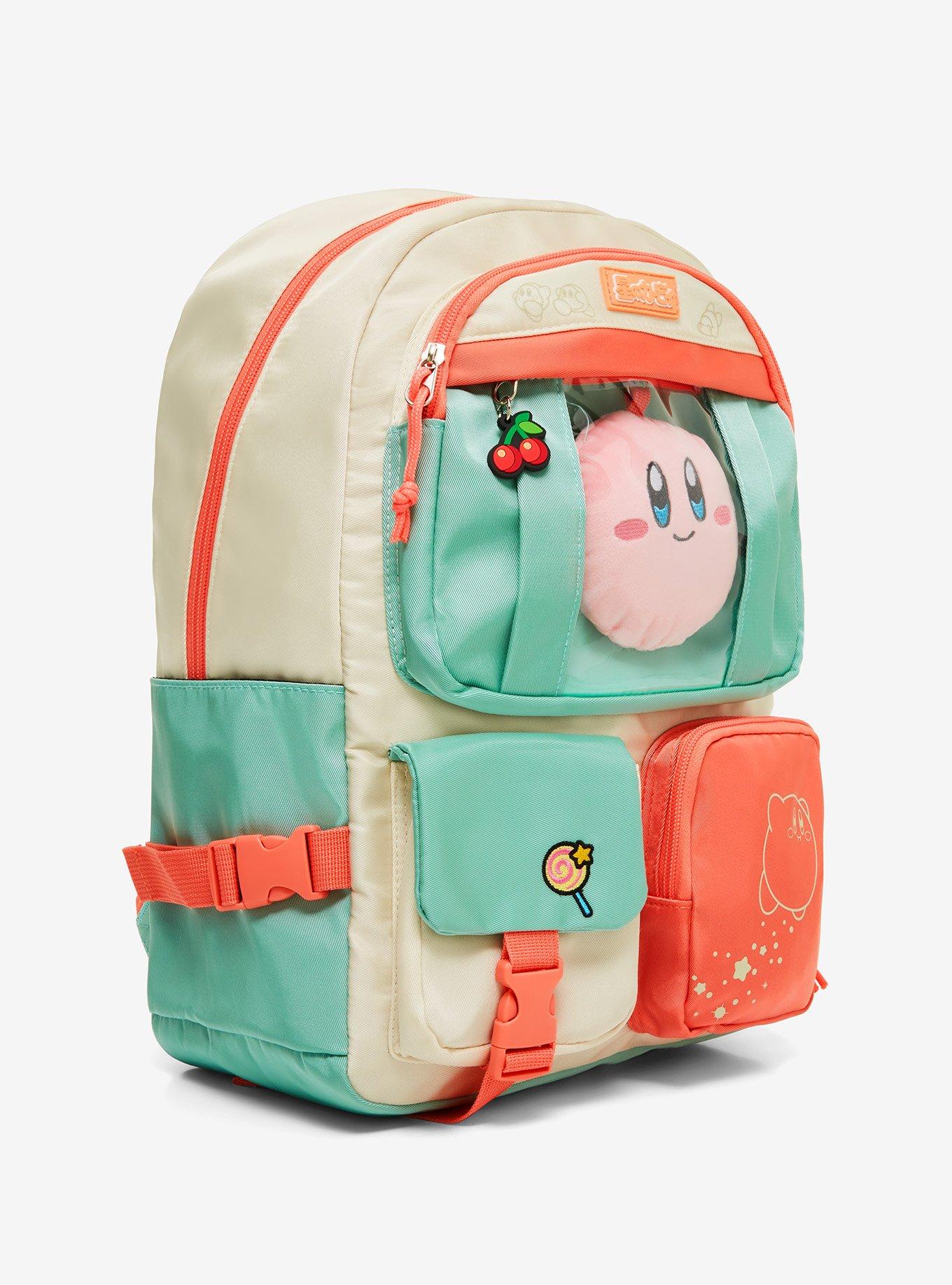 Kirby Backpack with Lunch Box Super Star Heat Insulated Lunchbox