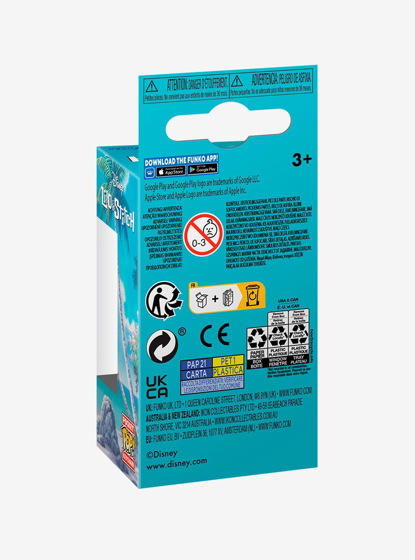 Funko Disney Lilo & Stitch Pocket Pop! Sleeping Stitch Vinyl Figure Key Chain Hot Topic Exclusive, , alternate